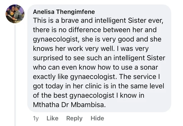 Testimonial from Anelisa Thengimfene