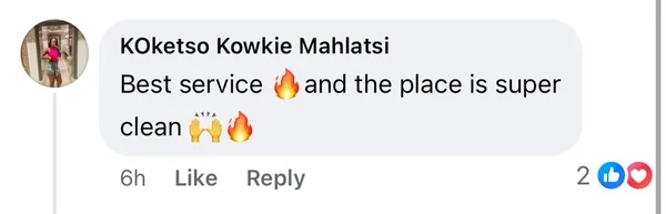 Testimonial from Koketso Mahlatsi