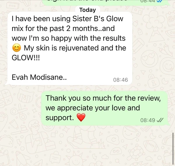 Testimonial from Evah Modisane